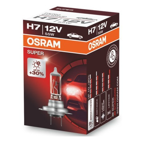 Lámpara OSRAM SUPER H7 12V 55W PX26d