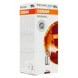 Caja 10 Lámparas OSRAM BAY15D 24V P21/5W 