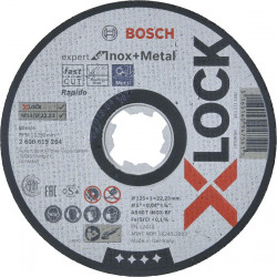 Discos de corte Standard for Inox con X-LOCK Disco de corte recto(LATA10 DISCOS)