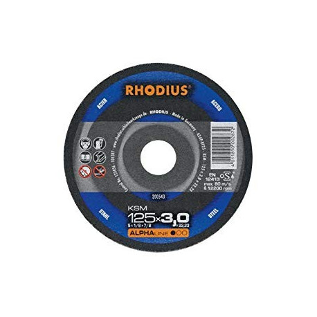 Disco corte acero Rhodius FTK33-125X3