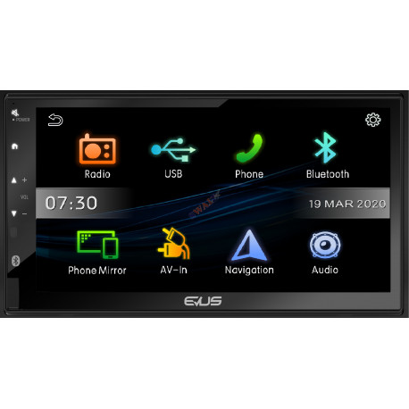 Radio GPS LCD Táctil, Android 10.1 Bluetooth