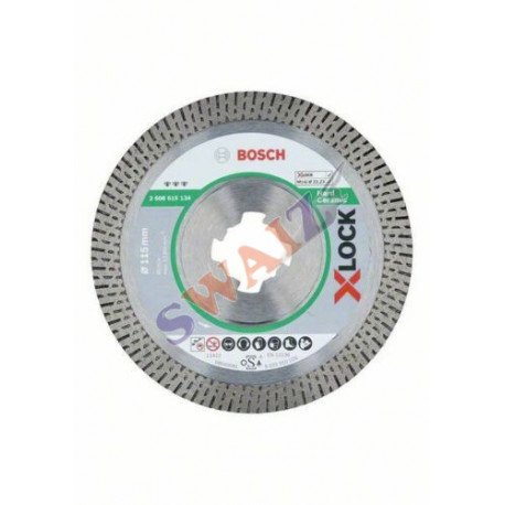 Disco de corte de diamante X-LOCK Best for Ceramic Extraclean Turbo 115x22,23x1,4x7