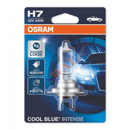 Blister 1 Lámpara OSRAM COOL BLUE INTENSE H7 12V 55W PX26d
