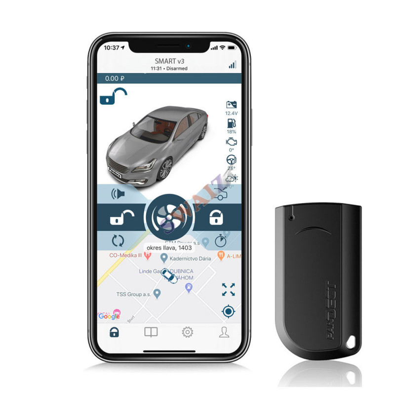 PANDORA MINI - Alarma de coche con aplicación móvil bluetooth · Alarmas  Pandora