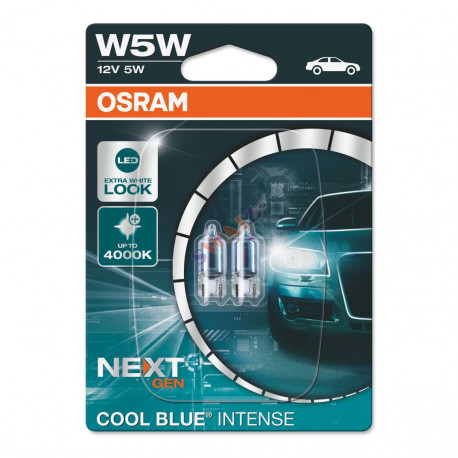Blister Osram COOL BLUE® Intense NextGen W5W W2,1x9,5d 12V 5W 02B