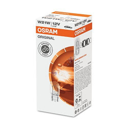 Caja 10 lámparas OSRAM W21W W3x16q 21W 12V