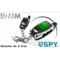 Alarma para coche SPY FM5000 con 2 mandos y sensor de golpes