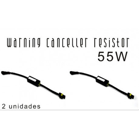 2 Cables Warning Canceller Resistor 55W