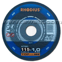 RHO206170 Disco corte Acero Rhodius XT20-115X1 