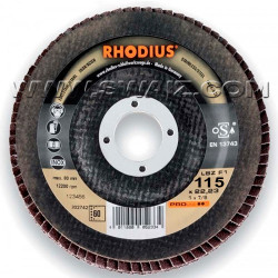 RHO202662 Disco abrasivo de láminas Rhodius LSZ-F1-60X115
