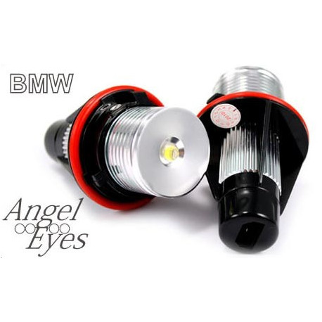 Pareja de Bombillas 1 Led Blanco Faros Angel Eyes para BMW