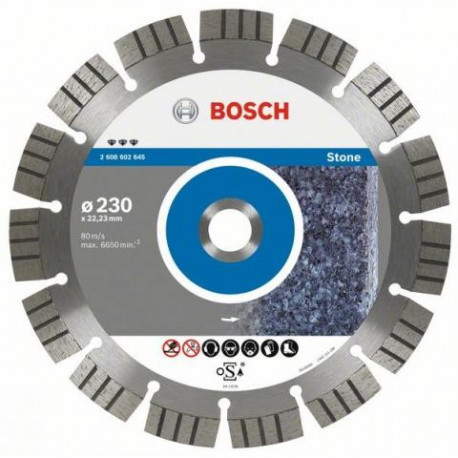 Disco diamante cantero Bosch 230 x 3,0 x 12 mm