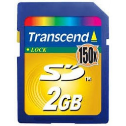 Tarjeta SD 2GB 150X TRASCEND alta velocidad
