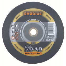 Disco de corte Rhodius 230mm PROLINE XT38 230x1,9