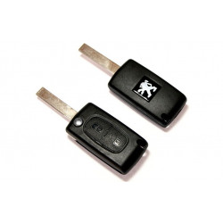 Carcasa para convertir llaves de Peugeot a mandos con 2 botones