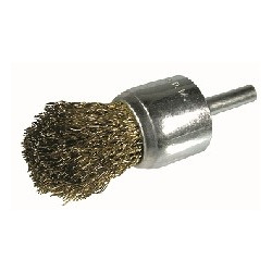 Cepillo pincel D.25 nylon abrasivo grano fino espiga de 6 mm