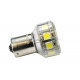 Lámpara led L076 - Ba15s 18xSMD5050 Blanco 12V