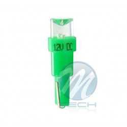 Lámpara led L002 - T5 cóncavo Verde 12V