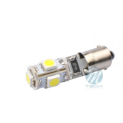 Lámpara led L322 - Ba9s 5xSMD5050 CANBUS - Blanco 12V
