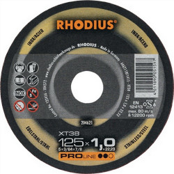 Disco Corte Acero Rhodius XT20-115X1 
