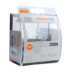 Pack 2 lámparas H1 Powertec Platinum +130% H1 12V DUO 