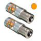 2 Bombillas LED BAU15S YELLOW  12-24V CREE-XBD 30W